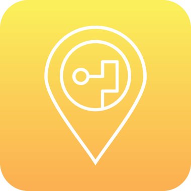 Harita işaretleyici vektör simgesi