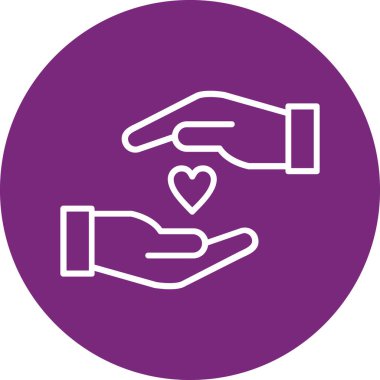 el ele tutuşan kalp simgesi