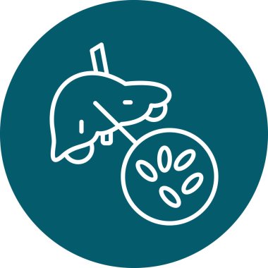 Gıda simgesinin vektör illüstrasyonu