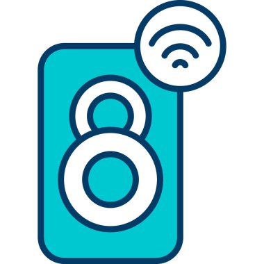 Wi-Fi işareti dolduruldu - taslak biçiminde taslak simgesi