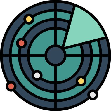 hedef vektör simgesi modern basit vektör çizimi