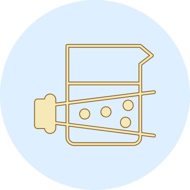 Modern b 'nin vektör illüstrasyonu eksik simgesi