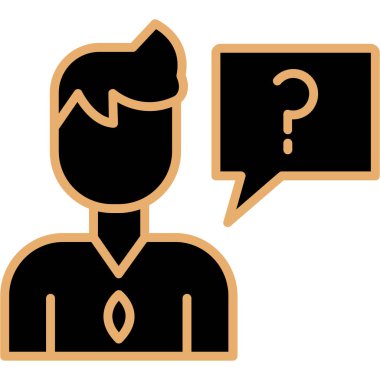 Soru işareti vektör illüstrasyonu