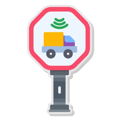 araba simgesi vektör illüstrasyonu