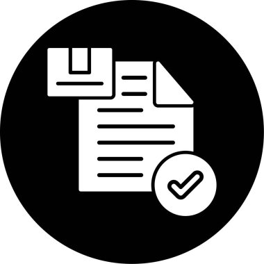 Vektör belgesi Simge illüstrasyonu