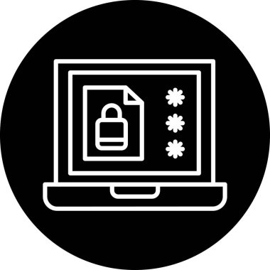 veri merkezi simgesi, basit vektör illüstrasyonu