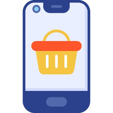 Mobil Alışveriş. Basit tasarım