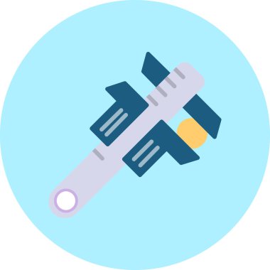 Tornavida Düz Vektör Simgesi