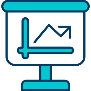 analitik simge vektör illüstrasyonu
