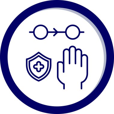 vektör koruma simgesi, vektör illüstrasyonu