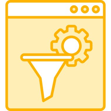 seo ve pazarlama renkli vektör simgesi.