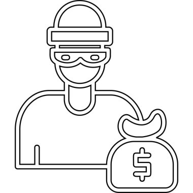 Ana hatlarıyla simgesi olan hacker hacker