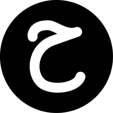 Bir simgenin siyah simgesinin vektör illüstrasyonu