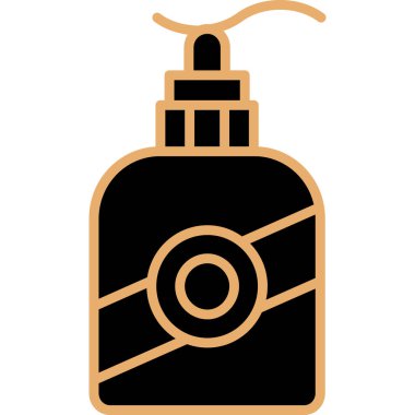 Şişe simgesi. Web için şişe vektör simgelerinin basit çizimi