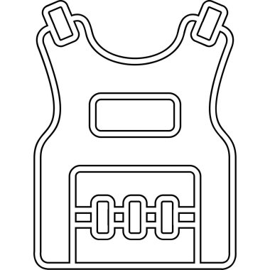 fitness ve egzersiz satırı simgesi.