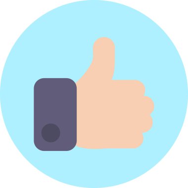 Başparmaklar yukarı. Basit tasarım