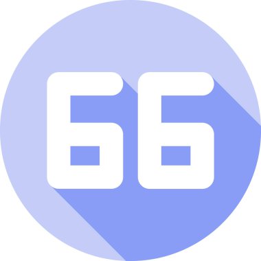 8 tane 6 6 simgesi ana hatlarıyla doldurulmuş