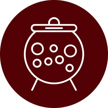 Eşsiz sıcak biber vektör simgesi