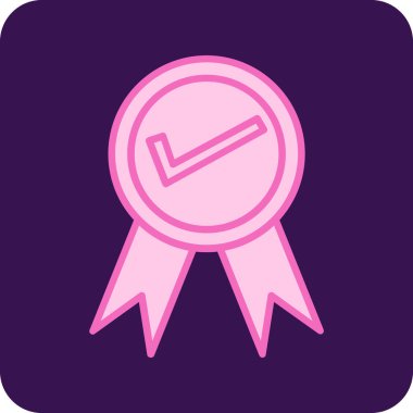 ödül rozeti simgesi vektör illüstrasyon