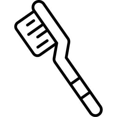 Spatula. Web simgesi vektör illüstrasyonu