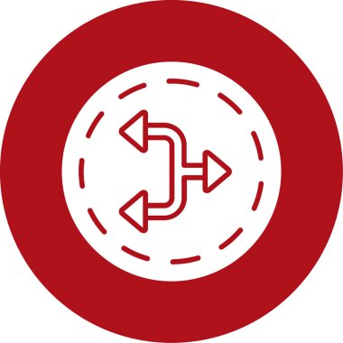 ok simgesi vektör illüstrasyonu