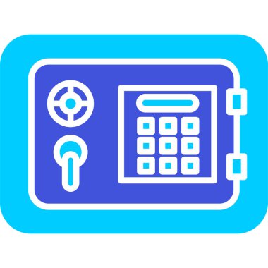 ATM 'de. Web simgesi basit illüstrasyon