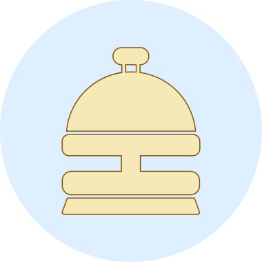 Çan simgesi vektör illüstrasyonu