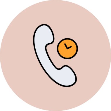 Çağrı. Web simgesi basit illüstrasyon