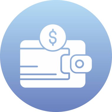 Doları vektör satırı simgesi