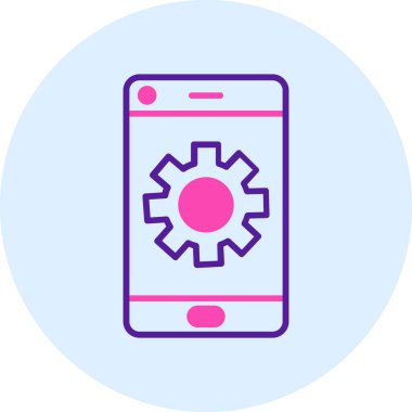 Ayarlama. Web simgesi vektör illüstrasyonu