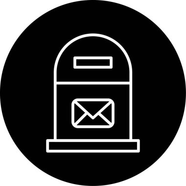 Kolayca düzenleyebilen ya da düzenleyebilen posta vektör simgesi