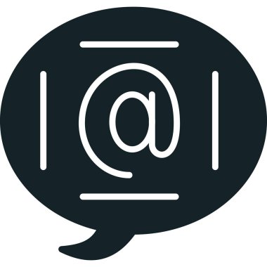 konuşma kabarcığı vektör çizimi