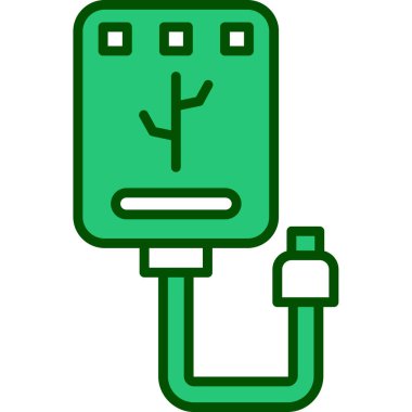 Dolgu simgesi vektör illüstrasyonu