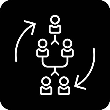 ağ paylaşım simgesi çizimi