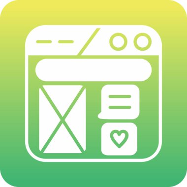 Kişisel ve ticari kullanım için tarayıcı vektör simgesi simgesi çizimi..