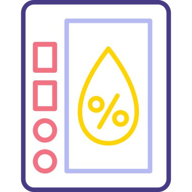 enerji ikonu vektör illüstrasyonu