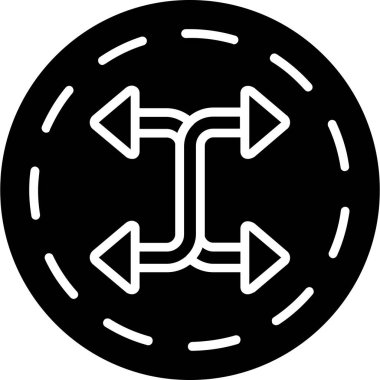 yön ok simgesi, vektör tasarımı