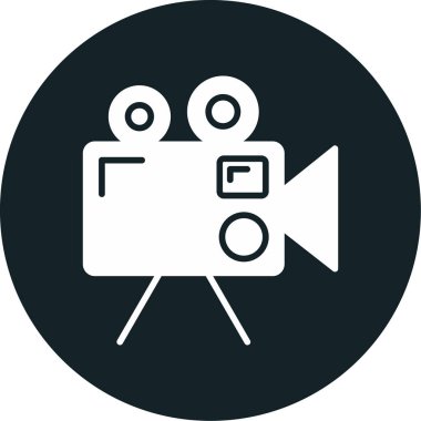 Film Kamerası. Basit illüstrasyon