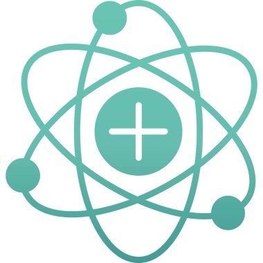 Genel hatlarıyla atom bilimi eğitim simgesi