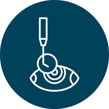 Bir b eksikliği simgesinin vektör çizimi