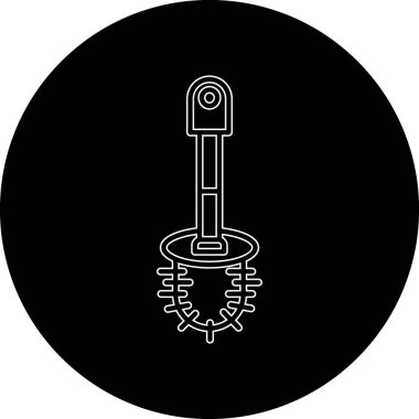 Modern oto onarımının vektör illüstrasyonu