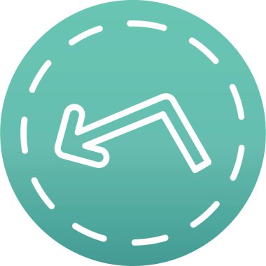 ok simgesinin vektör illüstrasyonu