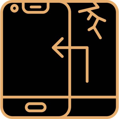 cep telefonu ikonu vektör illüstrasyonu