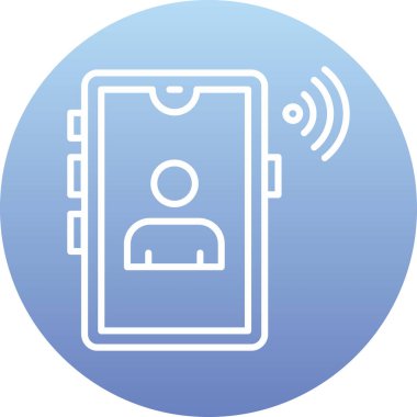 Cep telefonu. Basit resimleme