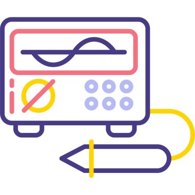 Kredi kartıyla. Basit resimleme