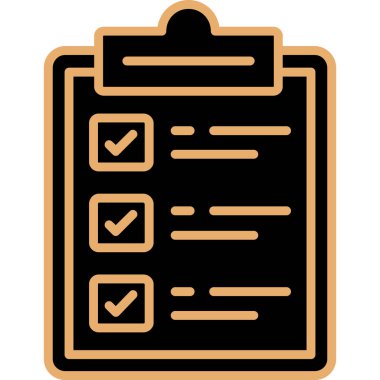 Pano simgesi. Web tasarımı için pano vektör simgelerinin özet çizimi