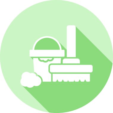 Kask vektör simgesi. biçim düz yuvarlak kare düğme, yumuşak mavi renkler, beyaz arkaplan.