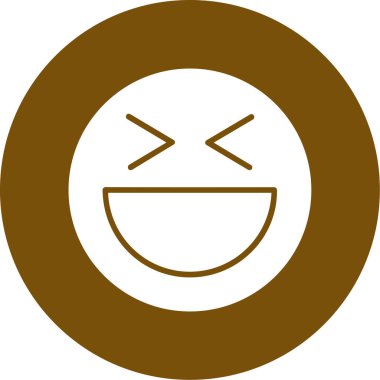 emoji. Web simgesi basit illüstrasyon