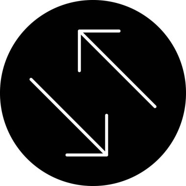 ok simgesi vektör illüstrasyonu