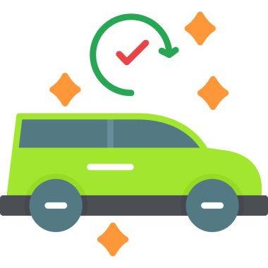 Düz biçimli otomobil taşıma simgesi